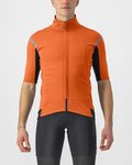 CASTELLI Cyklistický dres s krátkym rukávom - GABBA RoS 2 - oranžová