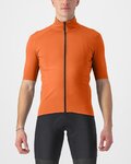 CASTELLI Cyklistický dres s krátkym rukávom - PERFETTO RoS 2 WIND - oranžová
