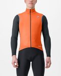 CASTELLI Cyklistická vesta - PERFETTO RoS 2 - oranžová