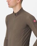 CASTELLI Cyklistický dres s dlhým rukávom zimný - FLIGHT LS AIR - zelená