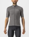 CASTELLI Cyklistický dres s krátkym rukávom - PRO THERMAL MID - šedá