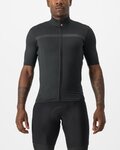 CASTELLI Cyklistický dres s krátkym rukávom - PRO THERMAL MID - čierna
