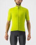 CASTELLI Cyklistický dres s krátkym rukávom - PRO THERMAL MID - svetlo zelená