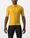 CASTELLI Cyklistický dres s krátkym rukávom - PRO THERMAL MID - žltá