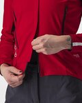 CASTELLI Cyklistická zateplená bunda - UNLIMITED PERFETTO ROS 2 W - červená