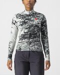CASTELLI Cyklistický dres s dlhým rukávom zimný - UNLIMITED W THERMAL - šedá/biela