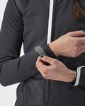 CASTELLI Cyklistická zateplená bunda - ALPHA ULTIMATE INSULATED W - čierna