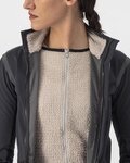 CASTELLI Cyklistická zateplená bunda - ALPHA ULTIMATE INSULATED W - čierna