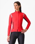 CASTELLI Cyklistická zateplená bunda - PERFETTO ROS 2 W - červená