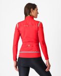 CASTELLI Cyklistická zateplená bunda - PERFETTO ROS 2 W - červená
