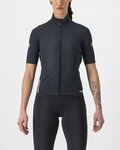 CASTELLI Cyklistický dres s krátkym rukávom - PERFETTO ROS 2 W WIND - čierna
