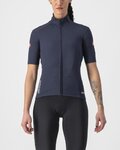 CASTELLI Cyklistický dres s krátkym rukávom - PERFETTO ROS 2 W WIND - modrá