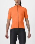 CASTELLI Cyklistický dres s krátkym rukávom - PERFETTO RoS 2 W WIND - oranžová