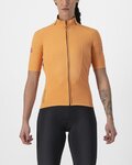 CASTELLI Cyklistický dres s krátkym rukávom - PERFETTO ROS 2 W WIND - oranžová
