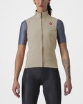 CASTELLI Cyklistická vesta - PERFETTO RoS 2 W - béžová