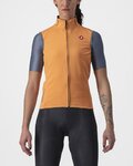 CASTELLI Cyklistická vesta - PERFETTO ROS 2 W - oranžová
