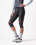 CASTELLI Cyklistické nohavice 3/4 bez trakov - VELOCISSIMA THERMAL - čierna