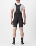 CASTELLI Cyklistické nohavice krátke s trakmi - PREMIO BLACK LTD EDITION - čierna/zlatá