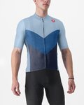 CASTELLI Cyklistický dres s krátkym rukávom - ENDURANCE PRO 2 - svetlo modrá/modrá