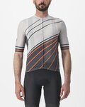 CASTELLI Cyklistický dres s krátkym rukávom - SPEED STRADA - šedá