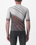 CASTELLI Cyklistický dres s krátkym rukávom - SPEED STRADA - šedá