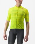 CASTELLI Cyklistický dres s krátkym rukávom - LIVELLI - žltá