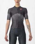 CASTELLI Cyklistický dres s krátkym rukávom - AERO PRO W - čierna