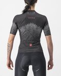 CASTELLI Cyklistický dres s krátkym rukávom - AERO PRO W - čierna