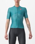 CASTELLI Cyklistický dres s krátkym rukávom - AERO PRO W - zelená