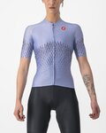 CASTELLI Cyklistický dres s krátkym rukávom - AERO PRO W - fialová