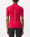 CASTELLI Cyklistický dres s krátkym rukávom - ENDURANCE W - červená