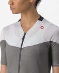 CASTELLI Cyklistický dres s krátkym rukávom - GRADIENT COLOR BLOCK - šedá
