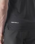 CASTELLI Cyklistické tričko s krátkym rukávom - MERINO - čierna