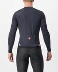 CASTELLI Cyklistický dres s dlhým rukávom zimný - FLY LS - čierna