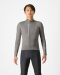 CASTELLI Cyklistický dres s dlhým rukávom zimný - ENTRATA THERMAL - šedá