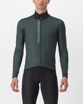 CASTELLI Cyklistický dres s dlhým rukávom zimný - ENTRATA THERMAL - zelená