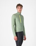 CASTELLI Cyklistický dres s dlhým rukávom zimný - ENTRATA THERMAL - zelená