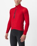 CASTELLI Cyklistický dres s dlhým rukávom zimný - ENTRATA THERMAL - červená