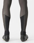 CASTELLI Cyklistické nohavice dlhé s trakmi - UNLIMITED THERMAL - hnedá