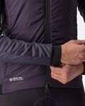 CASTELLI Cyklistická zateplená bunda - FLY THERMAL W - fialová