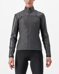 CASTELLI Cyklistická vetruodolná bunda - UNLIMITED W PUFFY 2 - šedá