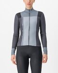 CASTELLI Cyklistický dres s dlhým rukávom zimný - UNLIMITED W THERMAL - čierna