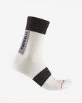 CASTELLI Cyklistické ponožky klasické - VELOCISSIMA THERMAL - biela