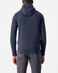 CASTELLI mikina - MILANO 2 FULL ZIP FLEECE - modrá
