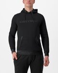 CASTELLI mikina - LOGO HOODIE - čierna