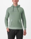 CASTELLI mikina - LOGO HOODIE - svetlo zelená