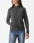 CASTELLI mikina - MILANO 2 FULL ZIP W FLEECE - šedá