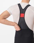 CASTELLI Cyklistické nohavice krátke s trakmi - UNLIMITED THERMAL - čierna