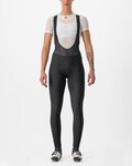 CASTELLI Cyklistické nohavice dlhé s trakmi - ENTRATA W - čierna
