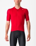 CASTELLI Cyklistický dres s krátkym rukávom - ESPRESSO - červená